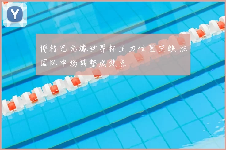 博格巴无缘世界杯主力位置空缺 法国队中场调整成焦点